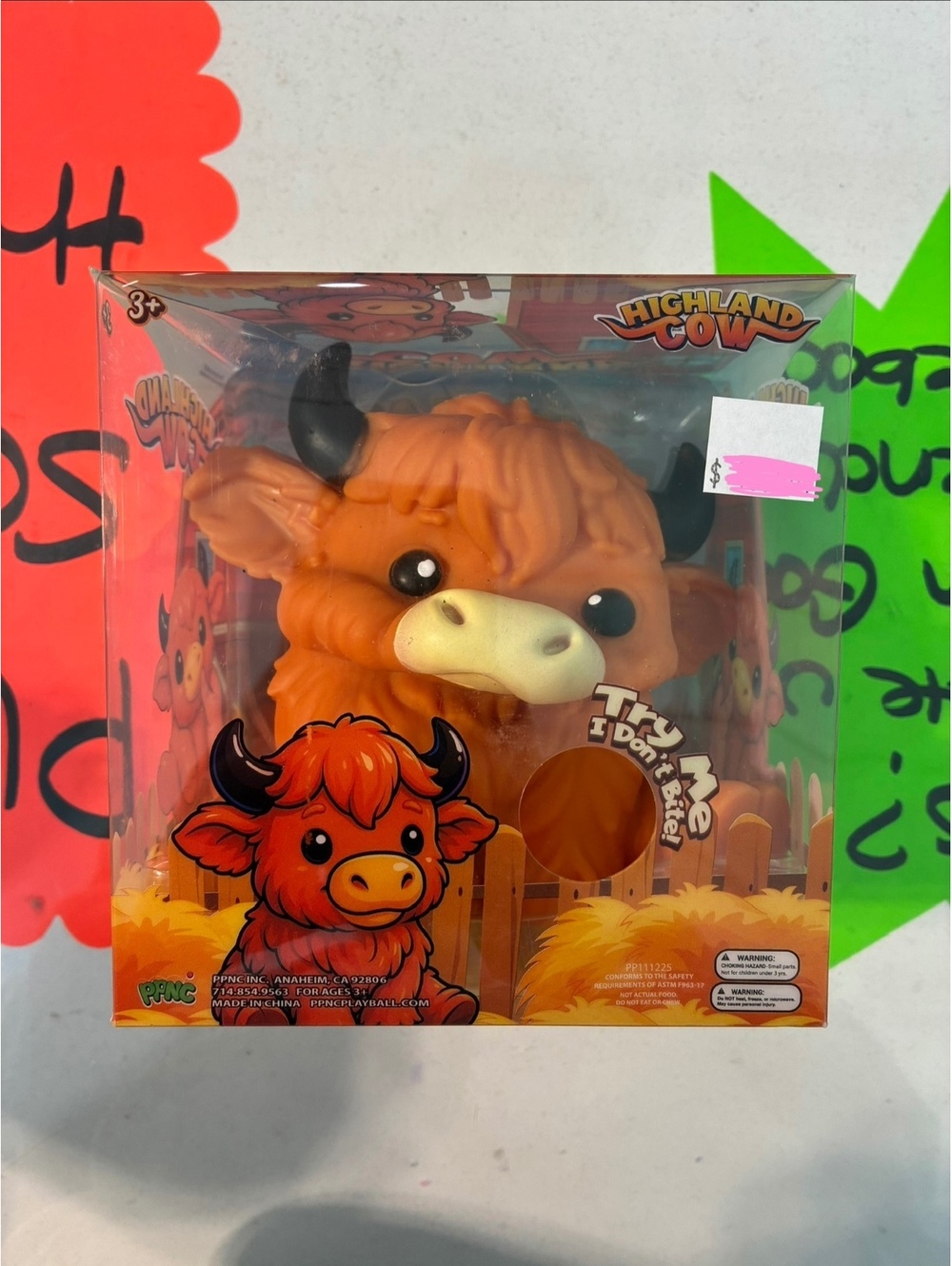 PPNC Highland cow squishy brand new